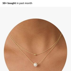 Bundle of 2 Gold Pearl Necklaces